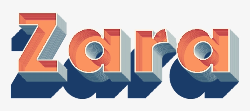 Zara 3d Letter Png Name - Harsh Name Png, transparent png #3325416