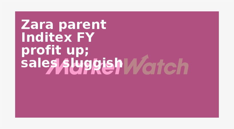 Zara Parent Inditex Fy Profit Up - Graphics, transparent png #3326038