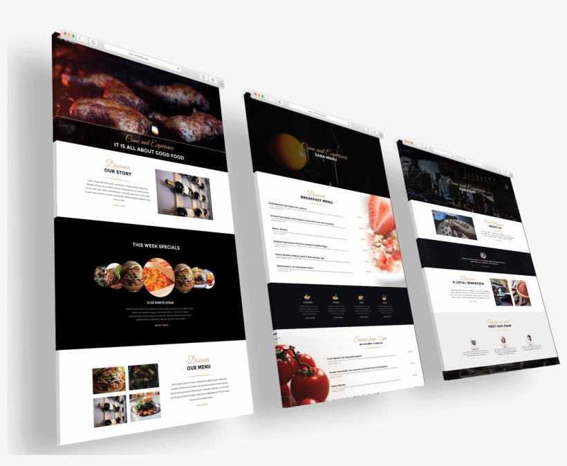 Divi Child Theme Zara - Restaurant, transparent png #3326089