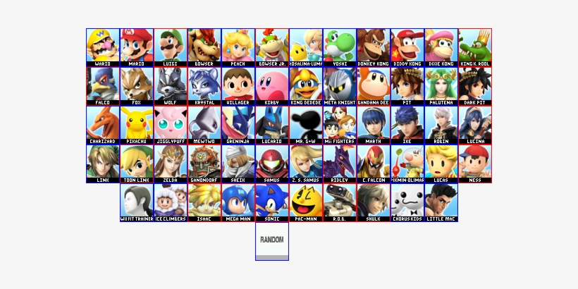 My Super Smash Bros For Wii U/3ds Roster - Shulk And Dark Pit, transparent png #3326169