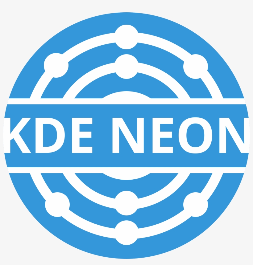 Neonroundtext - Kde Neon Logo Png, transparent png #3327110
