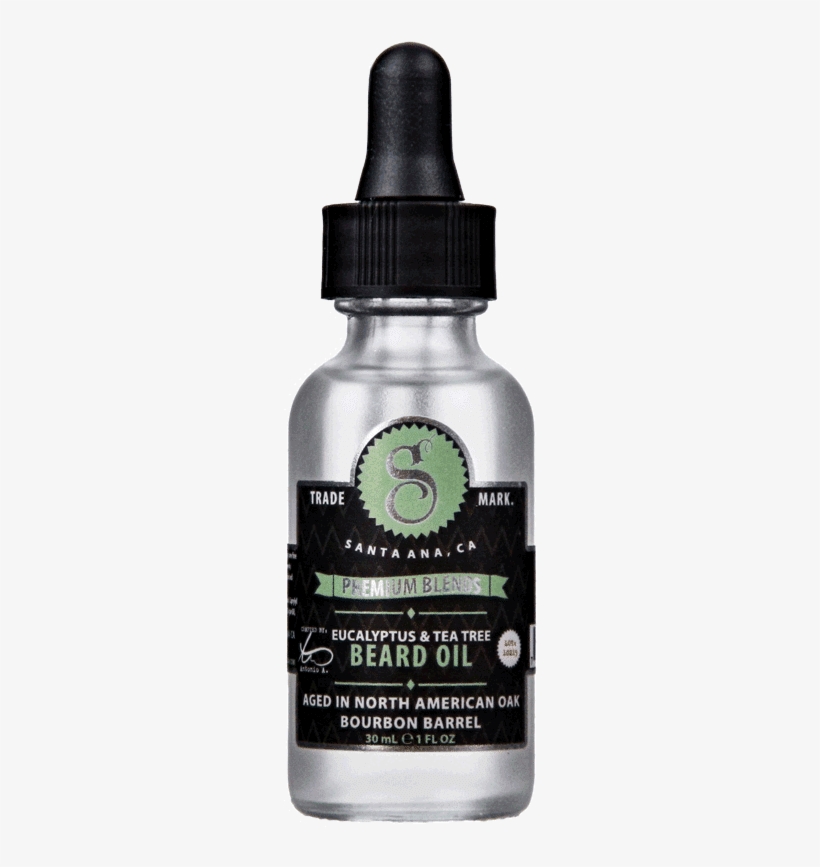 Premium Blends Eucalyptus And Tea Tree Beard Oil - Whiskey Bar Beard Oil, transparent png #3327483