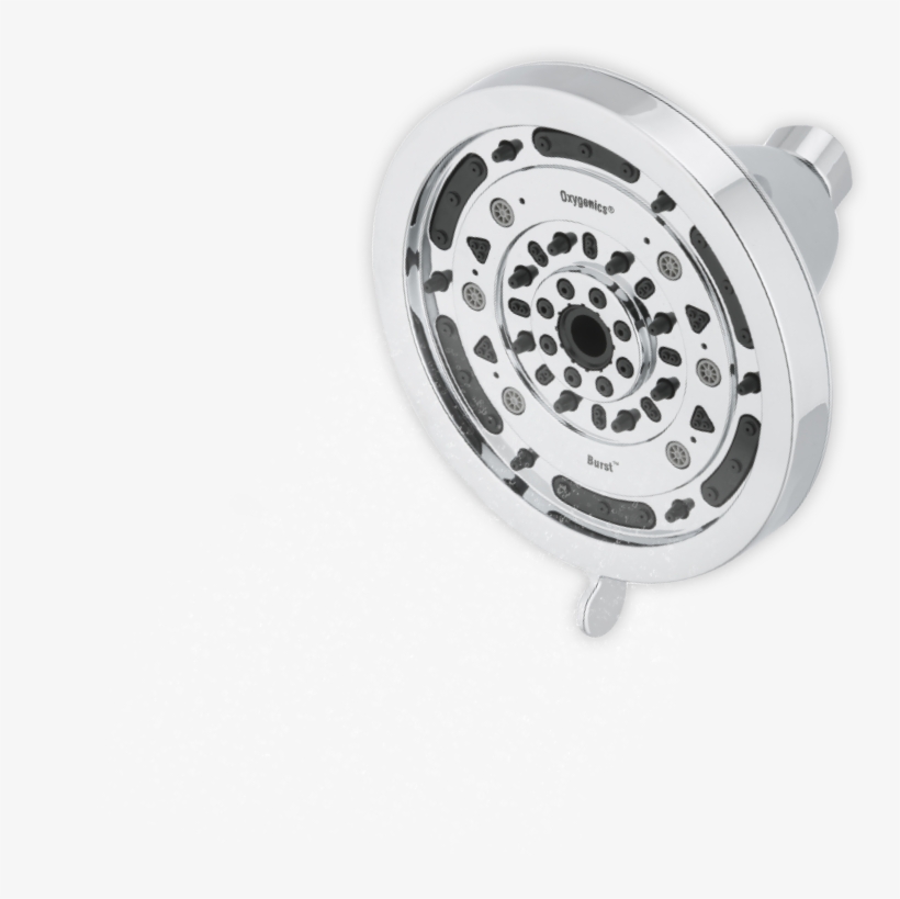 Featured Slide 2 Overlay - Oxygenics Burst Fixed Shower Head 2.0 Gpm Chrome, transparent png #3328085