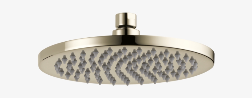Round Raincan Showerhead - Brizo 81375-pn Odin 2.5 Gpm Ceiling Mount Rainshower, transparent png #3328512