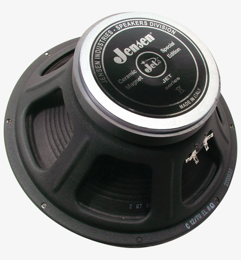P A Jc12 70el Tilted - Jensen Jet Electric Lightning 10" 50 Watt Guitar Speaker,, transparent png #3328665