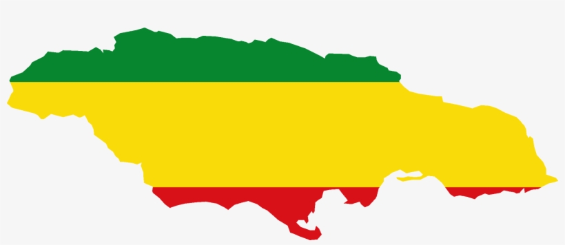 Flag Map Of Jamaica - Map Of Jamaica, transparent png #3328768