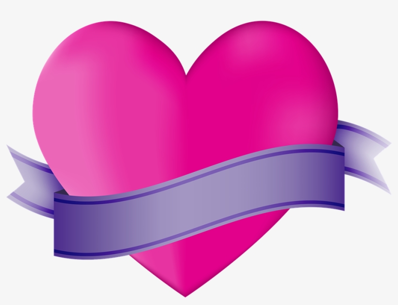 Icon, Heart, Ribbon, Banner, Copy Space, Valentine - Good Morning Lovely Sister, transparent png #3328919
