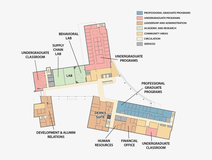 Second Level Map Of The Smeal Business Building - Penn State Smeal College Of Business, transparent png #3328979