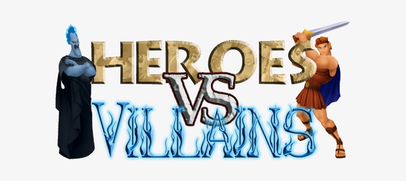 Heroes Vs Villains Banner - Heroes And Villains Banner, transparent png #3329113
