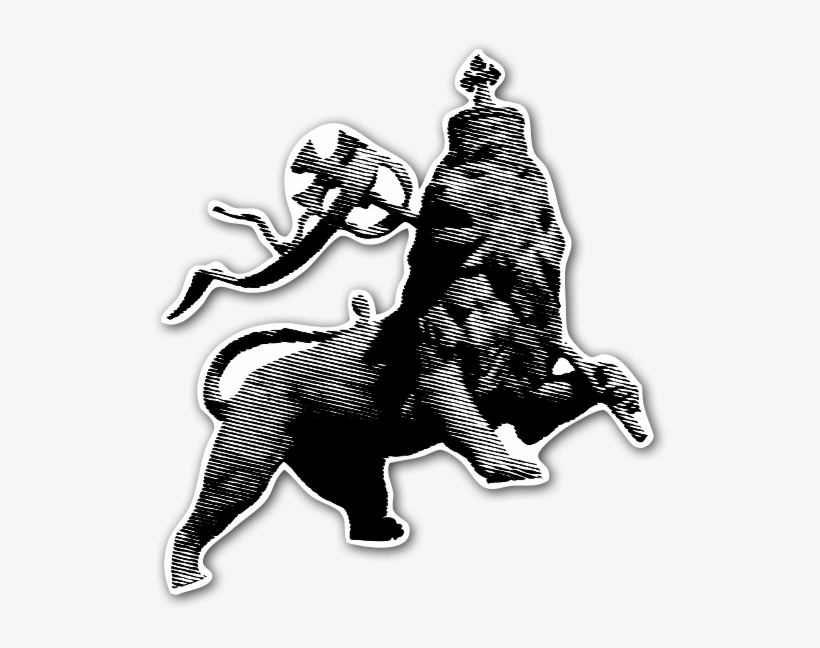 Lion Of Judas Raster Sticker - Lion Rasta Png Transparent, transparent png #3329182