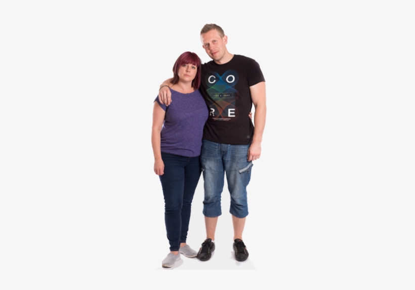 Two People Cutout - Personalisierter Pappaufsteller Lebensgroß 2 Personen, transparent png #3329423