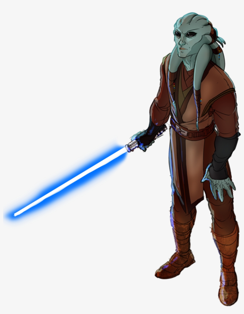 002 Ganrusmako Fullbody - Star Wars Rpg Jedi Character, transparent png #3329511