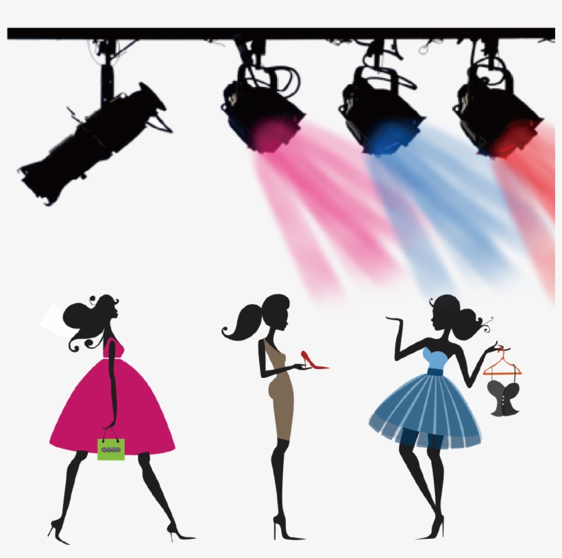 12 Animated Video Maker - Stage Lights Silhouette, transparent png #3329724