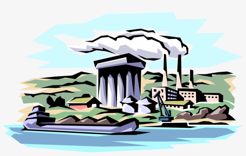 Vector Illustration Of Industrial Manufacturing Factory - Iodine, transparent png #3330173