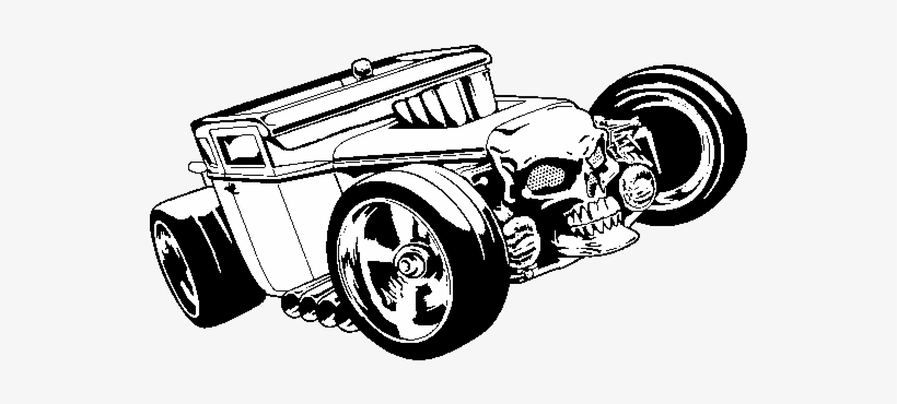 Drawing Hot Wheels 20 - Hot Wheels Bone Shaker Logo, transparent png #3330366