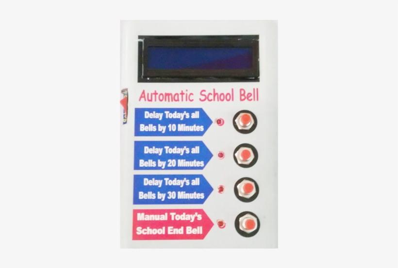 Autometic School Bell System - School, transparent png #3330788