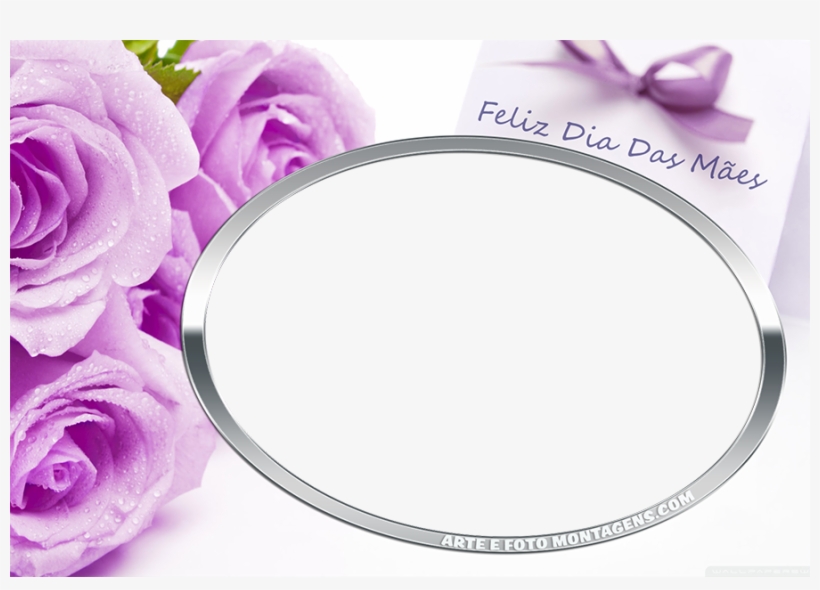 Moldura Png - Birthday Wishes Purple Rose, transparent png #3331324
