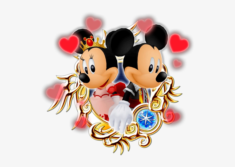 Mickey & Minnie Vd Ver - Mickey And Minnie Kingdom Hearts, transparent png #3331868