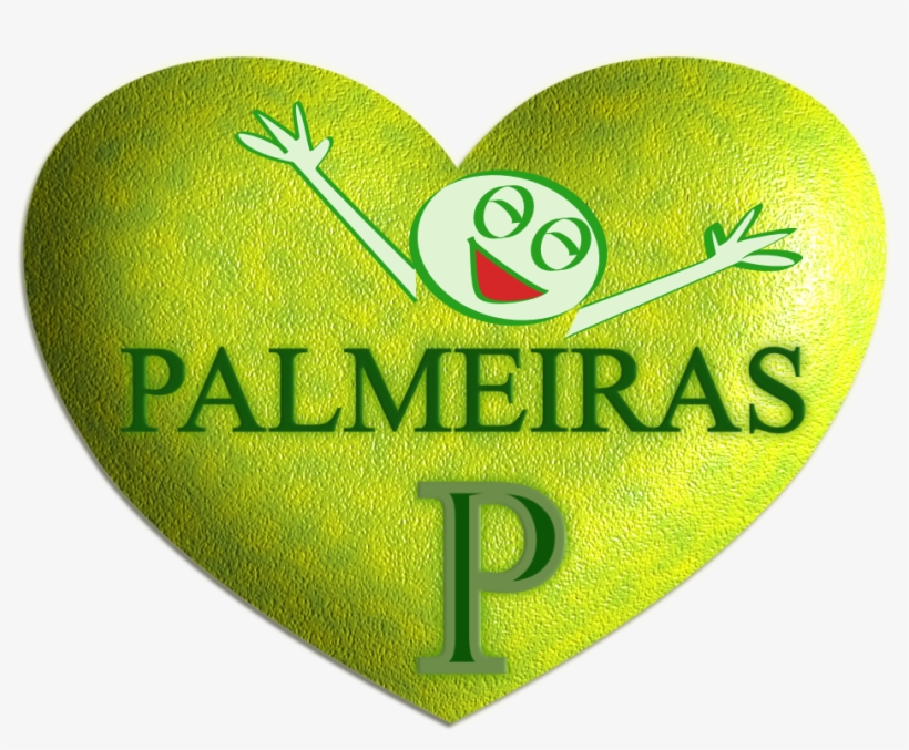 Coração Verde Palmeira, transparent png #3331896