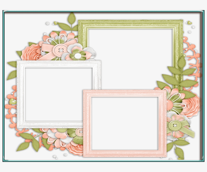 F R Ihre Set Von Opulenten Goldenen Und Klassische - Marco Para Cuatro Fotos Png, transparent png #3331961