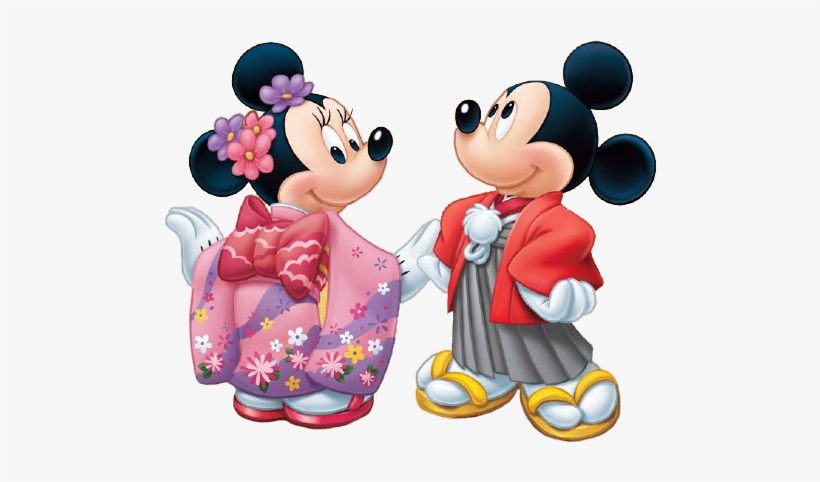 Disney Bound Car, Disney,mickey ,minnie Svg, Dxf, Png, - Japanese Mickey And Minnie, transparent png #3332178