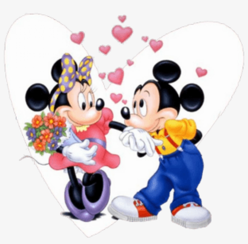 Mickey & Minnie Mouse Psd - Mickey Mouse Dan Minnie Mouse Png, transparent png #3332291