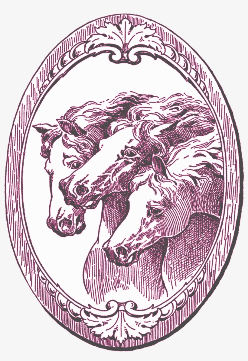 Vintage Horse Illustration, transparent png #3332324