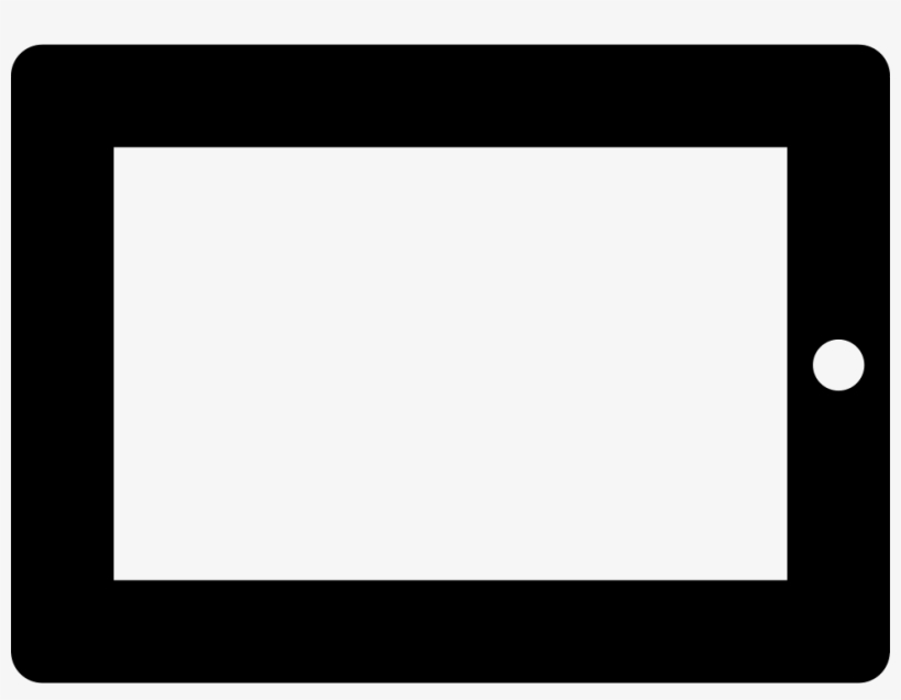 Fi Tablet Landscape Comments - Black Ipad Transparent Background, transparent png #3332475