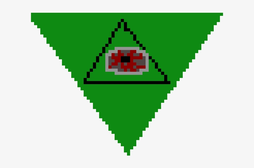 Illuminati Trifiorce - Pixel Art, transparent png #3333165
