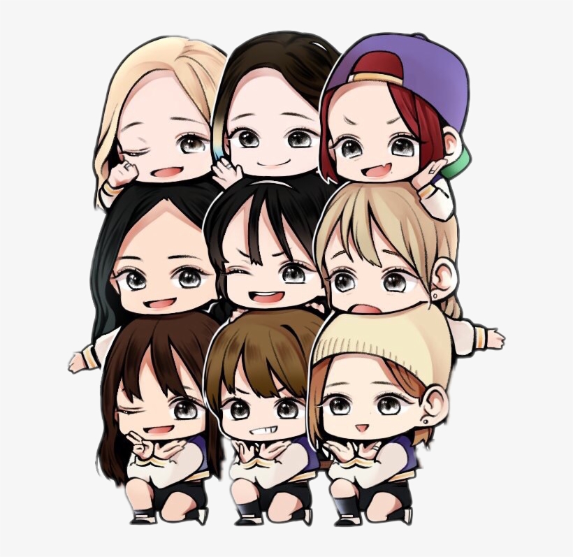 Twice Chibi Twicechibi Cute Pretty Kpop Freetoedit - Twice Chibi Png, transparent png #3333218