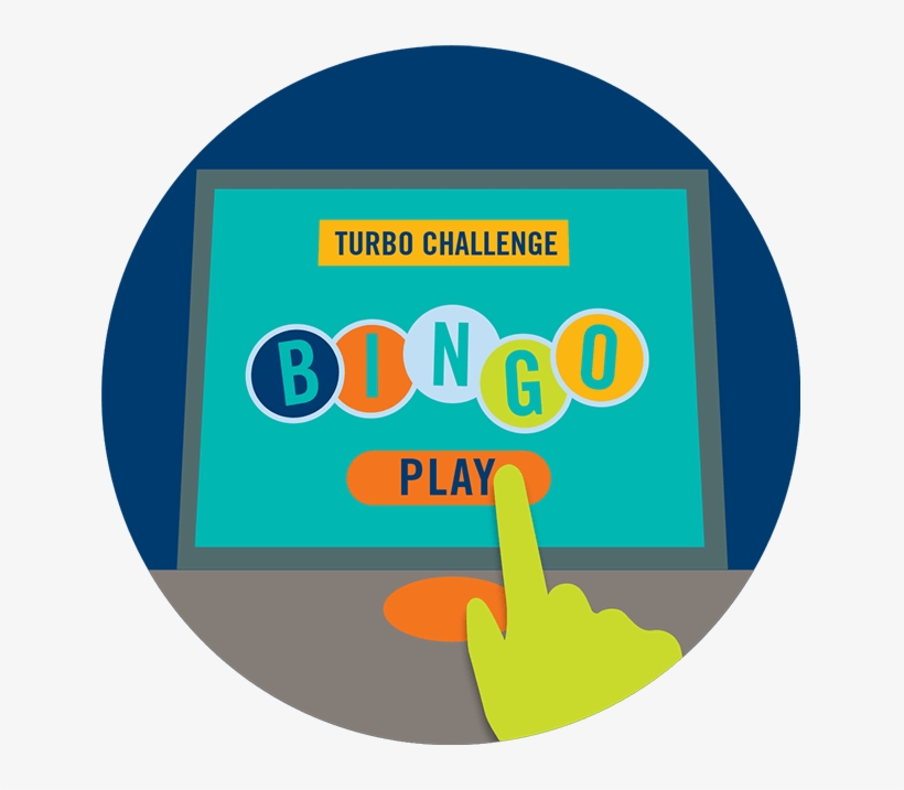 A Finger Touches The Play Button On The Turbochallenge - Ontario Lottery And Gaming Corporation, transparent png #3333298
