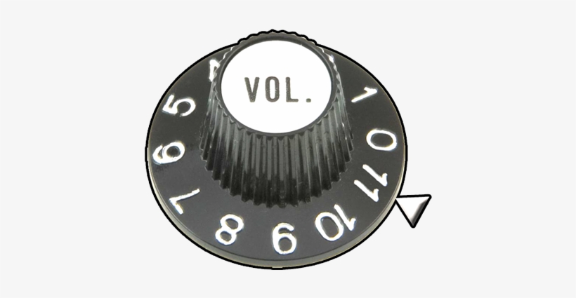 Volume To - Guitar Volume Knob Black, transparent png #3333363