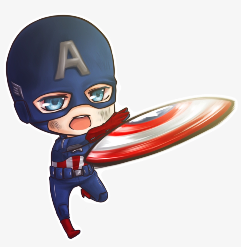 Learn How To Draw A Camel Step By Step - Captain America Chibi Png, transparent png #3333424
