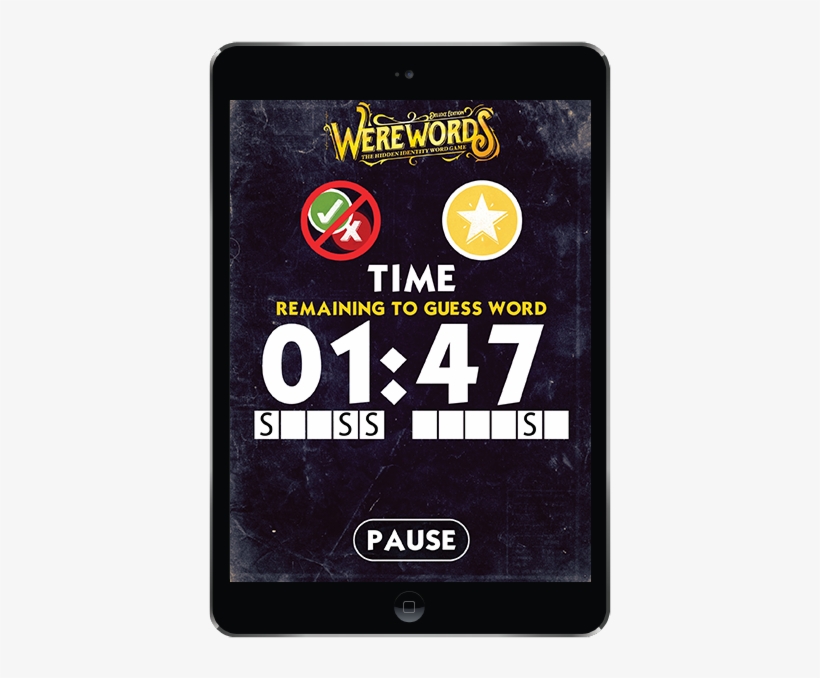 To Activate Speedwords, Tap The Stopwatch Button Next - Not Alone Card Game, transparent png #3333482