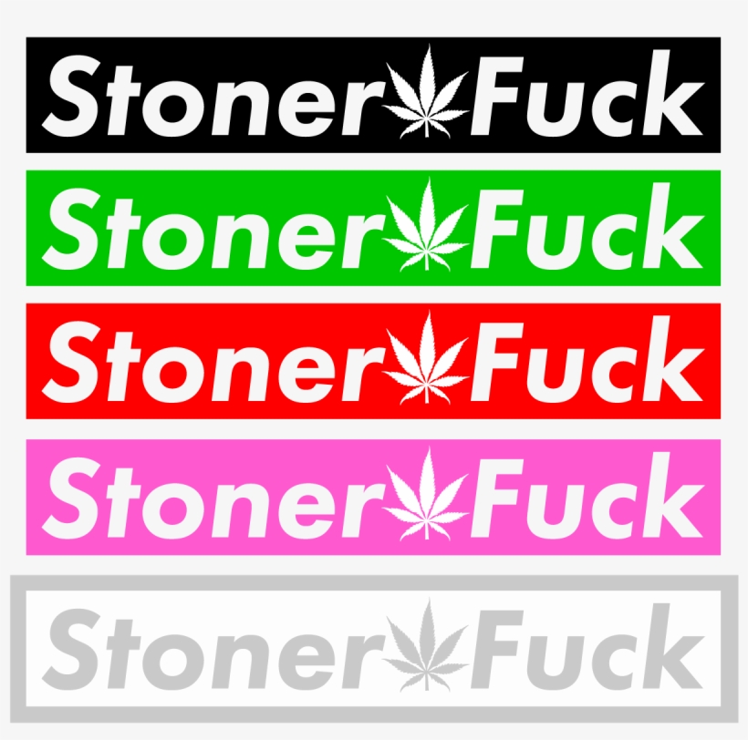 Image Of Stoner Fuck Box Sticker - Graphic Design, transparent png #3333635