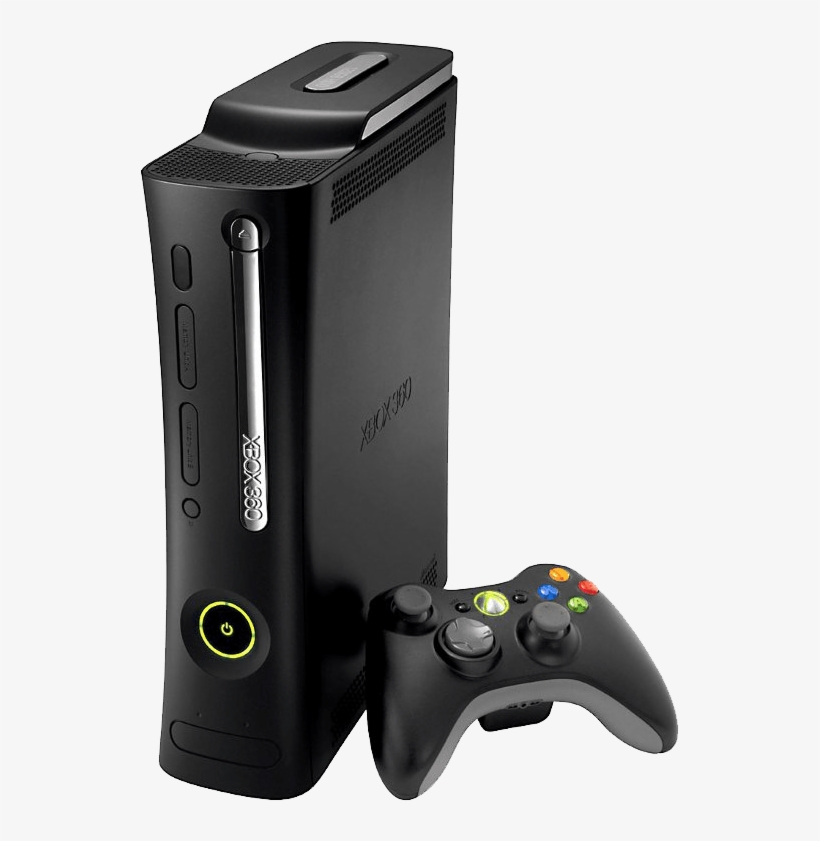 Xbox 360 Console Transparent Background Image - Microsoft Xbox 360 Elite - 120 Gb - Black, transparent png #3334172