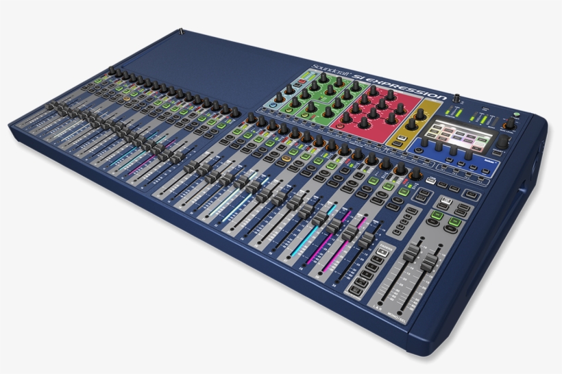 Powerful Cost Effective Digital Console - Consola Soundcraft Si Expression 3, transparent png #3334534