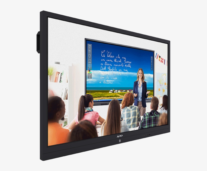 75 Inch Touch Screen Monitor /smart Tv For Education - Touchscreen, transparent png #3334706