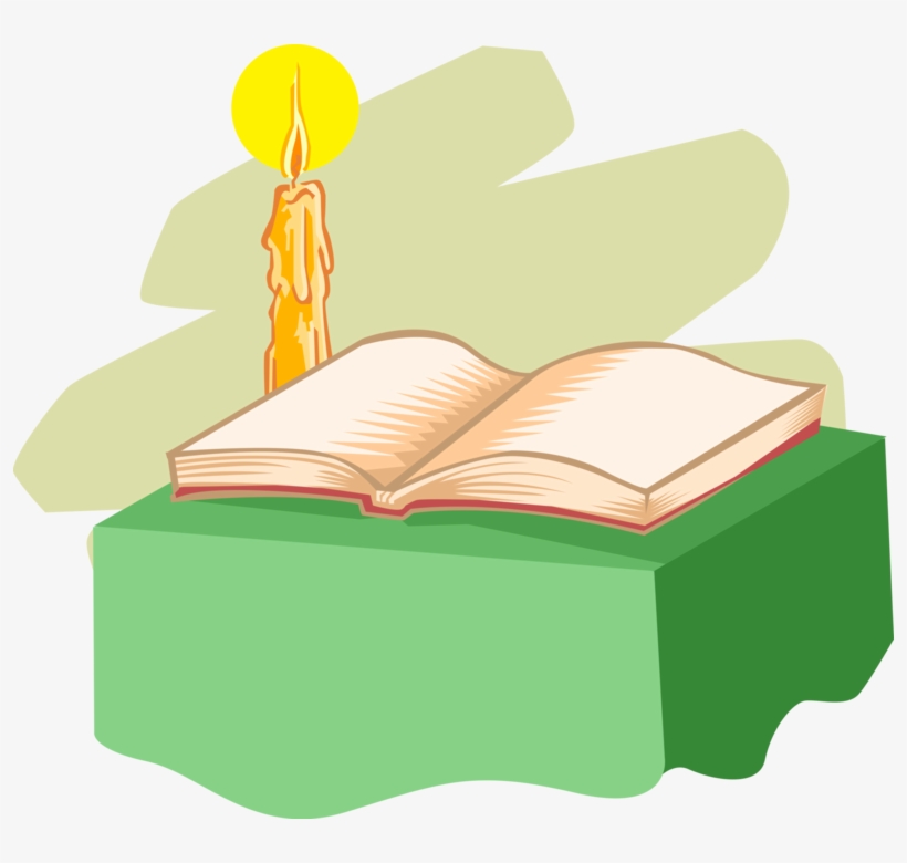 Vector Illustration Of Religious Good Book Holy Bible - Bible, transparent png #3335037