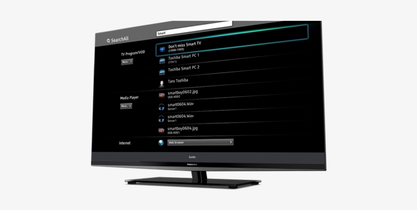 Smarttv - Toshiba Smart Tv Wireless Display, transparent png #3335218