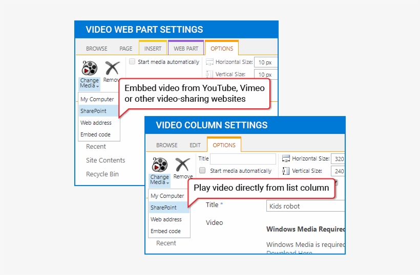 Different Video Sources - Microsoft Outlook 2010, transparent png #3335336