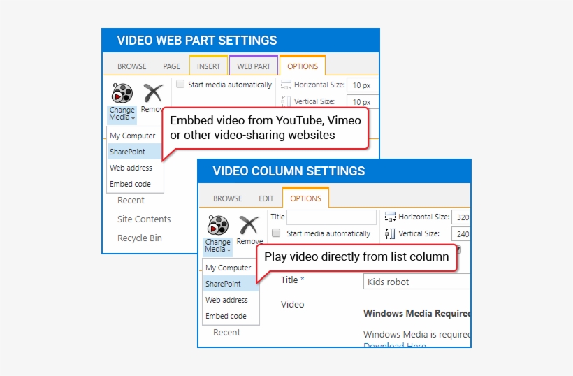 Different Video Sources - Microsoft Outlook 2010, transparent png #3335336