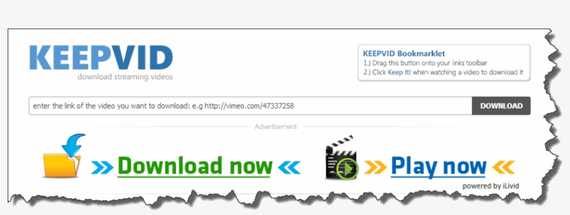 3) Then Paste That Link In The Box And Click Download - Keepvid, transparent png #3335471