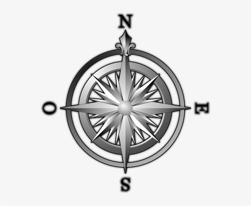 Compass Clip Art At Vector Clip Art - Compass Rose In Maps, transparent png #3335526