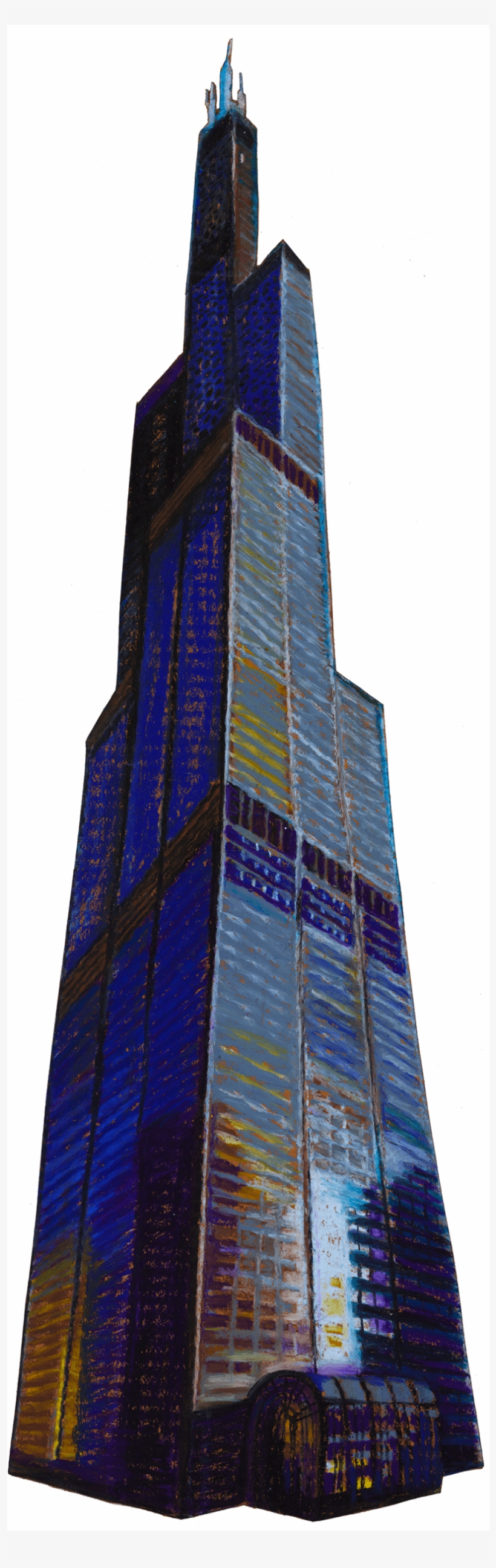 Chicago Sears Tower - Willis Tower, transparent png #3336233