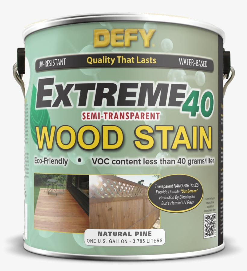 Product Features & Benefits - Defy Extreme Semi-transparent Exterior Wood Stain 300164, transparent png #3336429