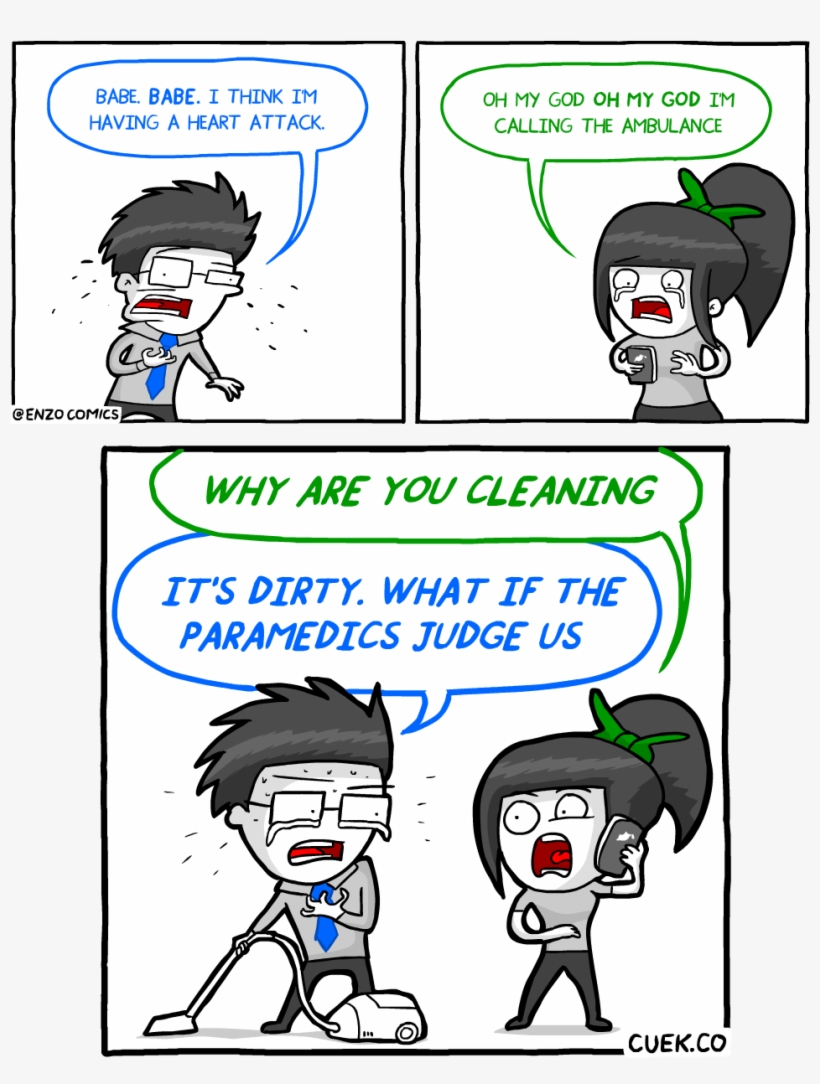 One Time We Hired A Cleaner And When They Arrived They - Comics, transparent png #3336470