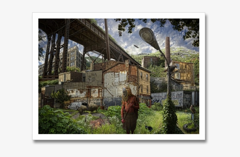 Vines That Wrap The Sears Tower - Post Apocalyptic Futuristic Environment, transparent png #3336521