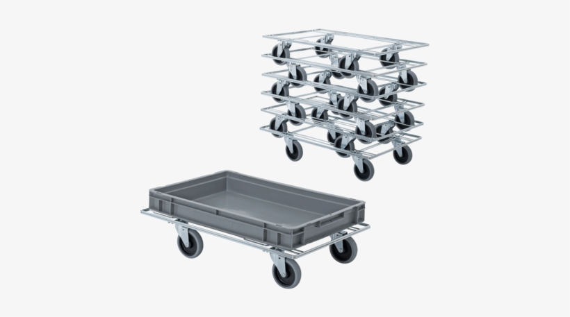 Small Wire Dolly - Helge Nyberg Drahtwagen Groß 1 Etage 82x61cm Silber, transparent png #3336612