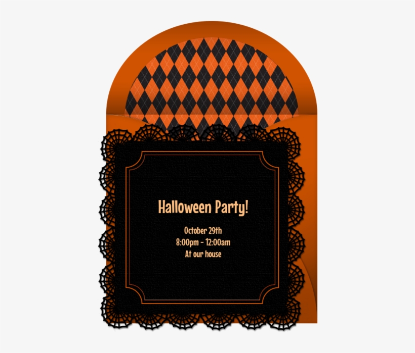 Spider Web Border Online Invitation - Casa Da Música, transparent png #3337747